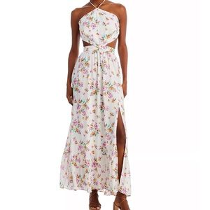 Wayf Halter Maxi Dress NWT